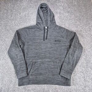 Coalatree‎ Evolution Hoodie Mens Medium Gray Recycled Coffee Fleece Pullover
